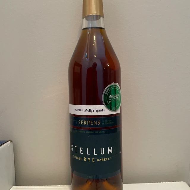 Stellum Rye Single Barrel (Molly's Spirits 2022)