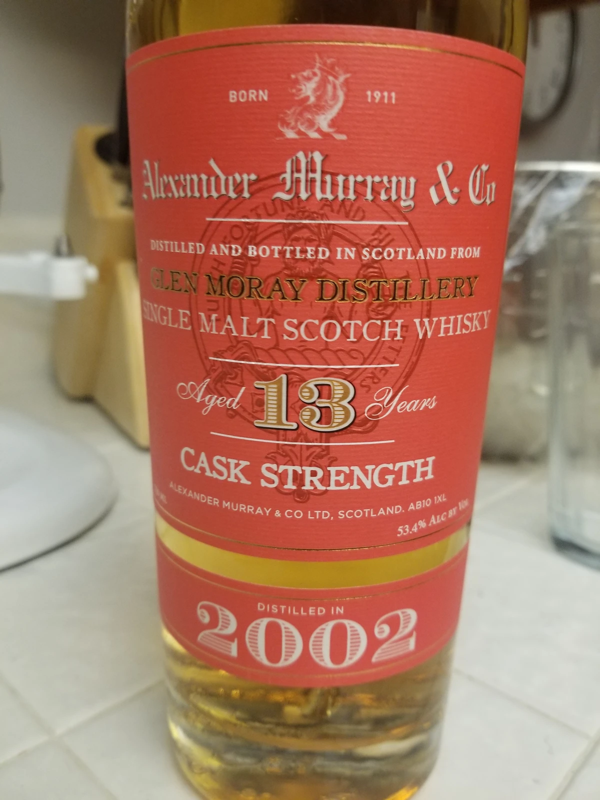 Glen Moray 2002 Cask Strength 13 Year (Alexander Murray & Co.)