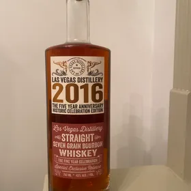 Las Vegas Distillery Straight Seven Grain Bourbon Whiskey
