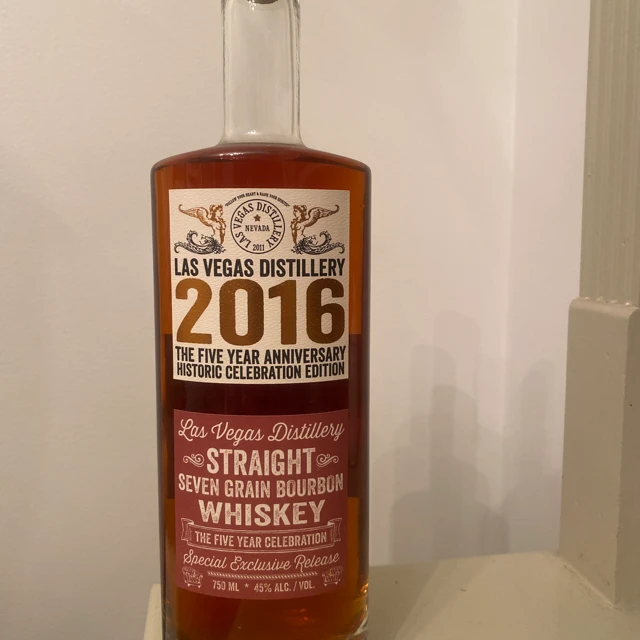 Las Vegas Distillery Straight Seven Grain Bourbon Whiskey
