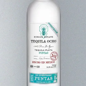 Tequila Ocho Plata La Ladera Puntas Distiller's Cut 2021