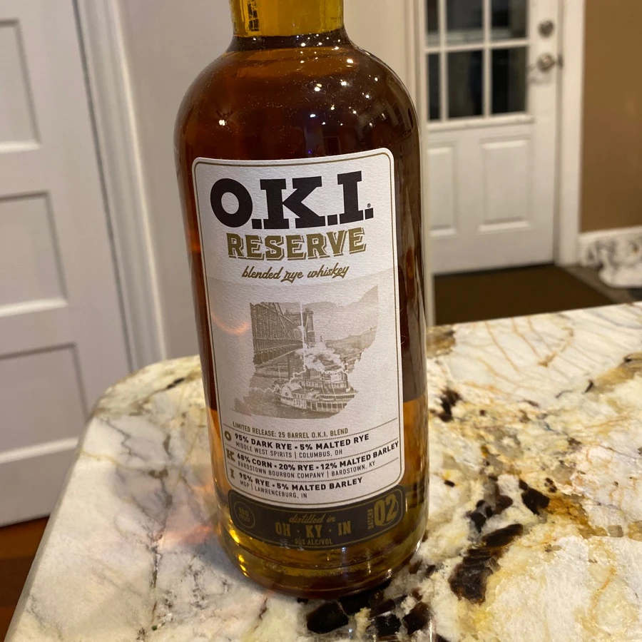 O.K.I. Reserve Blended Rye Whiskey (Batch 2)