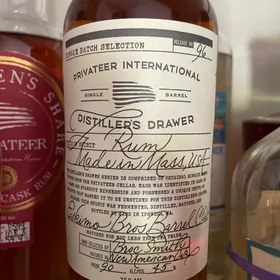 Privateer rum distillers drawer