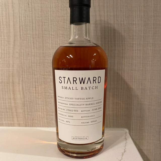 Starward small batch sticky toffee apple
