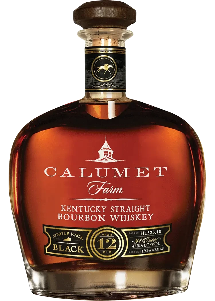 Calumet Farm 12 Year Single Rack Black Bourbon (Discontinued)