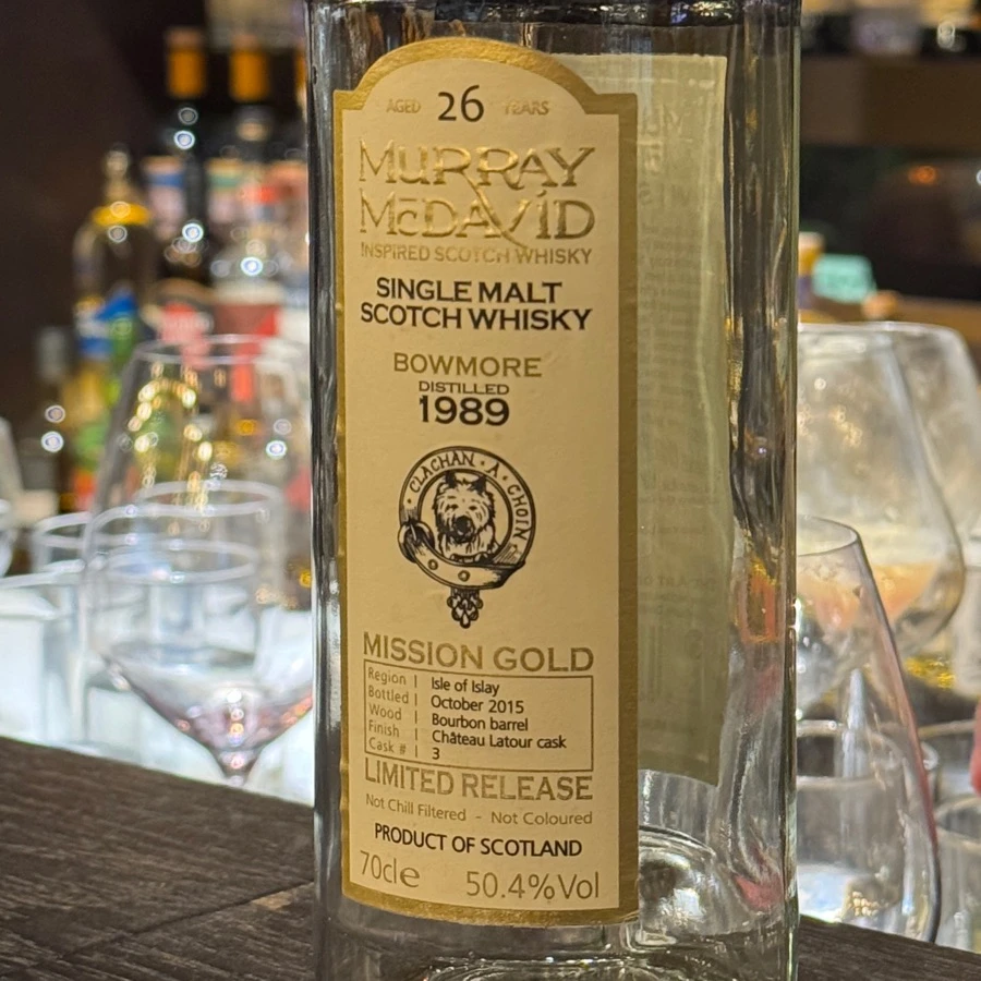 Murray McDavid Mission Gold Bowmore 1989 26 Years