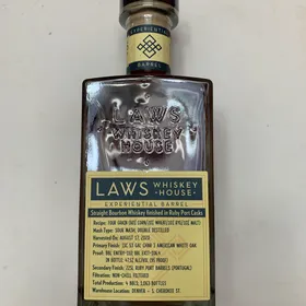Laws Straight Bourbon Finished in Ruby Port Casks (Experimental Barrel)