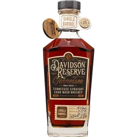 Davidson Reserve Tennessee Straight Bourbon Whiskey Single Barrel