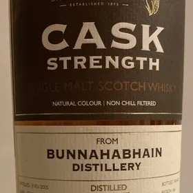 Bunnahabhain 2005 9 Year Cask Strength (Gordon & Macphail)
