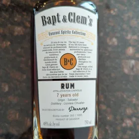 Bapt & Clem's Unusual Spirits Collectiom - El Salvador