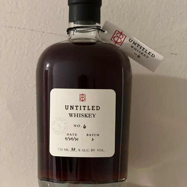 One Eight Distilling Untitled Whiskey No. 6 Batch 2