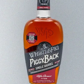 WhistlePig PiggyBack Rye Legends Series: Alfa Romeo F1 Team Stake Single Barrel