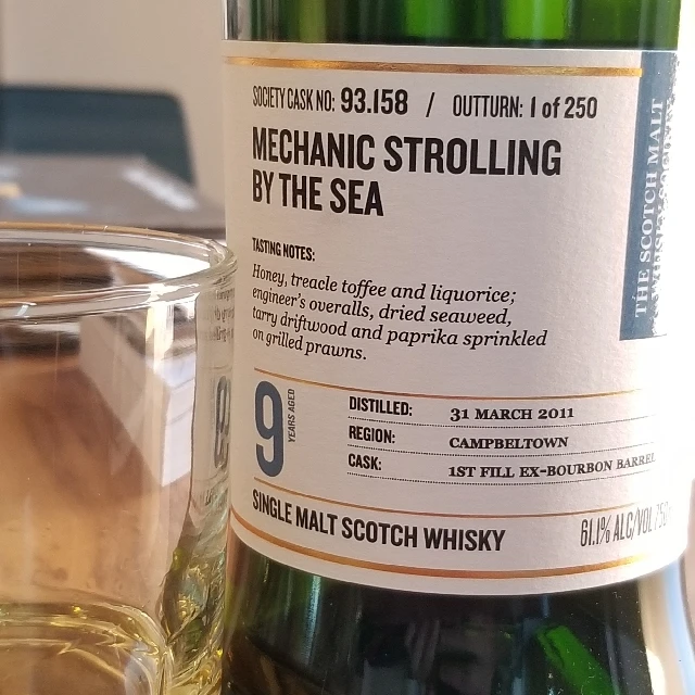 SMWS 93.158 ("Mechanic Strolling by the Sea")