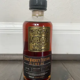 Crowded Barrel Alliance Series Texas Whiskey Festival Blend #4