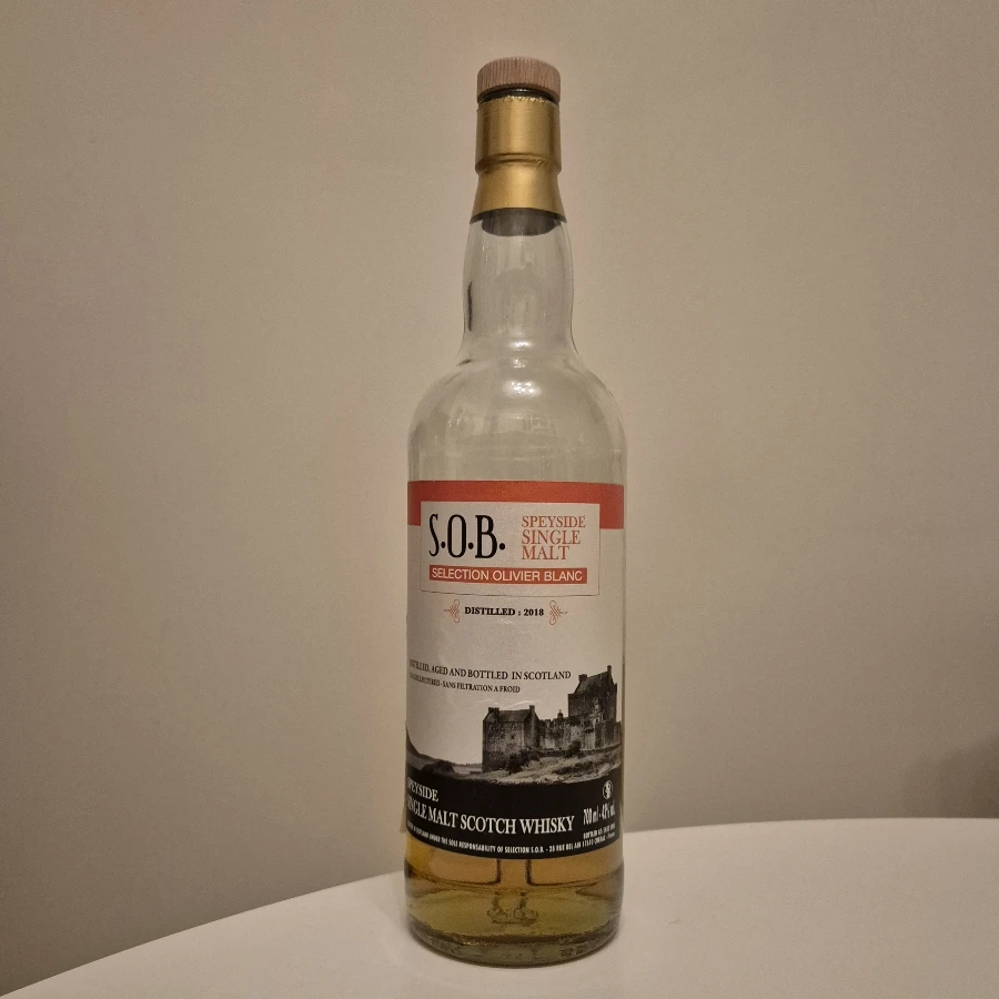 S.O.B. Speyside Single Molt Scotch Whisky