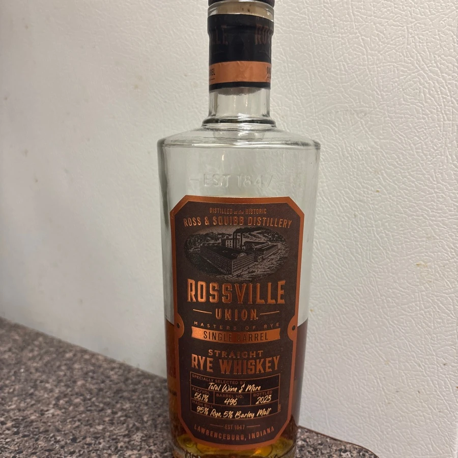 Rossville Union Masters of Rye Single Barrel (Total Wine & More)