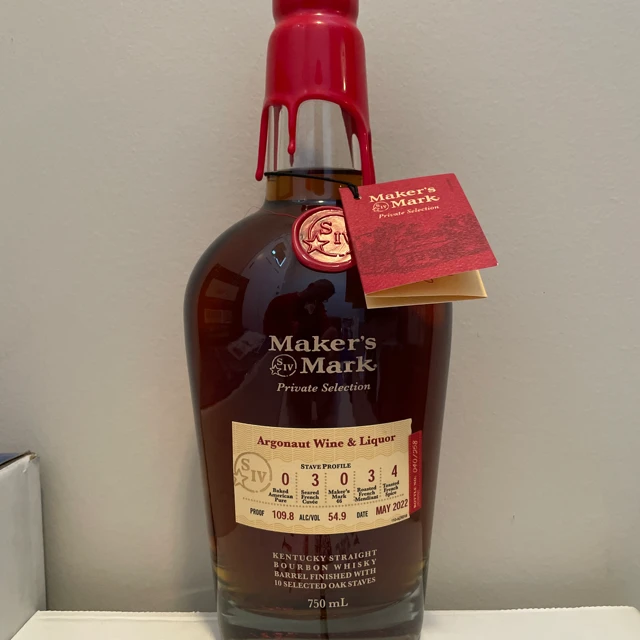 Maker's Mark Private Selection (Argonaut Wine & Liquor, May 2022)