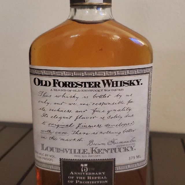 Old Forester 75th Anniversary Repeal Prohibition