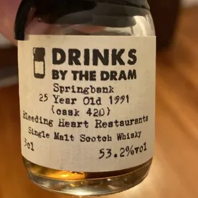 Springbank 25 Year Old 1991