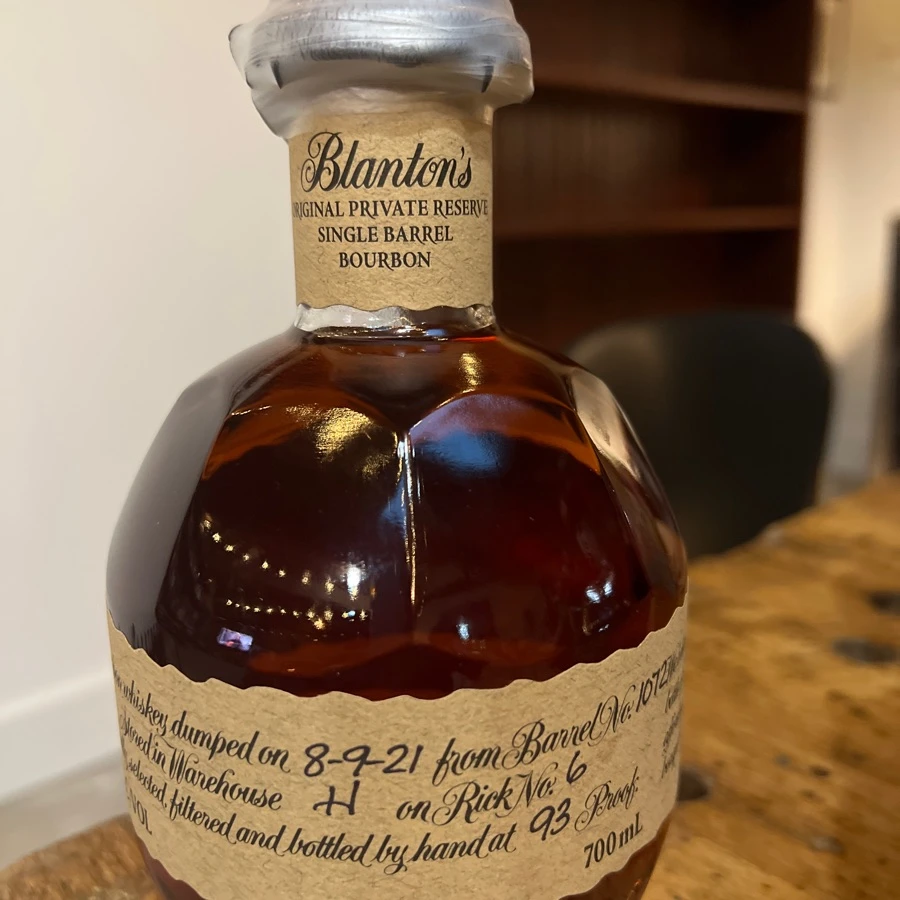 BLanton's Original Private Reserve Single Barrel