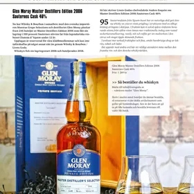 Glen Moray Master  Destillers Edition 2006 Sauternes Cask 46%