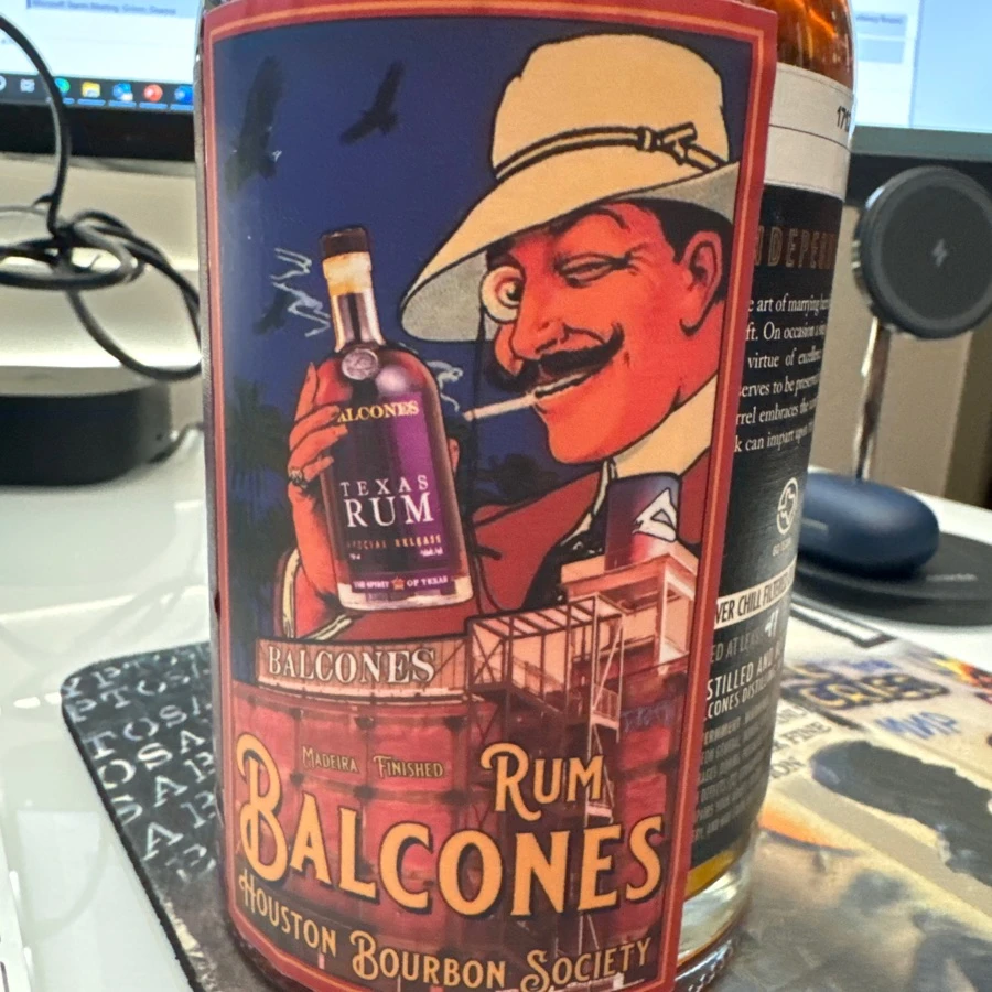 Balcones #17120 - Houston Bourbon Society Single Barrel - Used Madeira