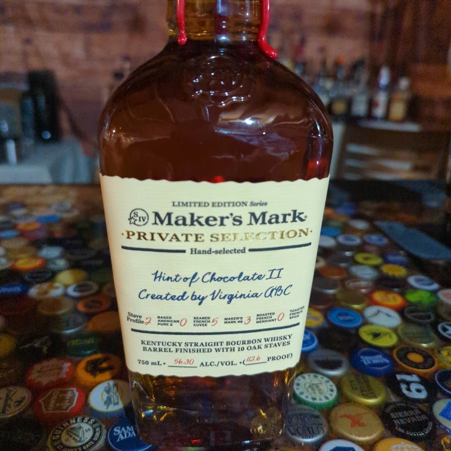 Maker's Mark Private Selection "Hint of Chocolate II" Virginia ABC