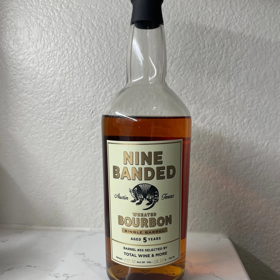 Nine Banded Wheated Bourbon Single Barrel 5 year