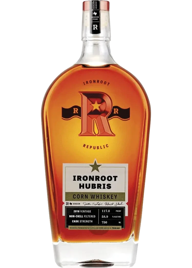 Ironroot Hubris Corn Whiskey