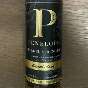 Penelope Barrel Strength Limited Release American Whiskey Aged 7 Years - Cereal Bowl