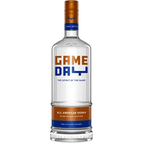 Gameday All American Vodka Orange Blue