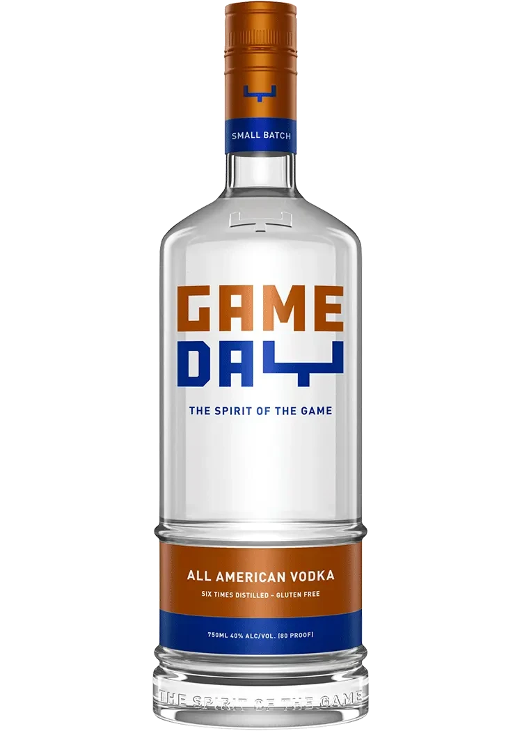 Gameday All American Vodka Orange Blue