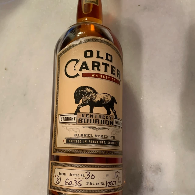 Old Carter 13 Year Kentucky Bourbon Single Barrel #81 (2020 Release)