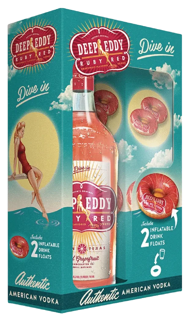 Deep Eddy Ruby Red Grapefruit Gift