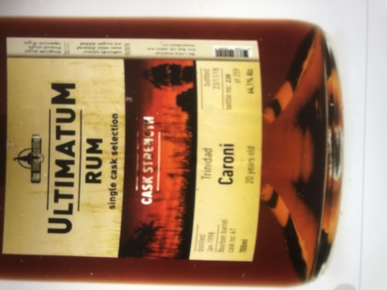Caroni 1998 20 Year (Ultimatum)