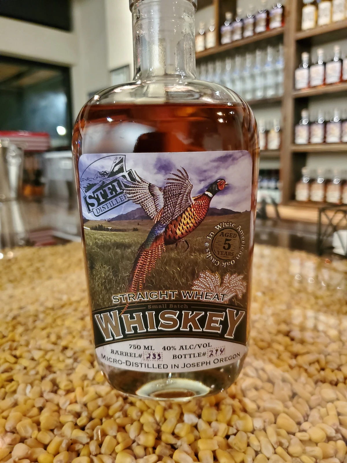 Stein Distillery Wallowa 100% Wheat Whiskey