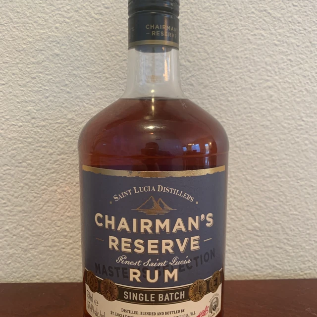 Saint Lucia Distillers Chairman's Reserve Single Batch Rum