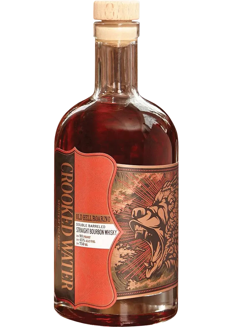 Crooked Water Old Hell Roaring Double Barreled Bourbon