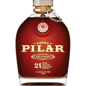 Papas Pilar Dark Rum Re Barrel 90days