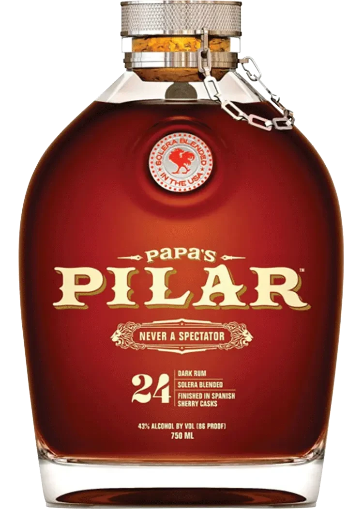 Papas Pilar Dark Rum Re Barrel 90days
