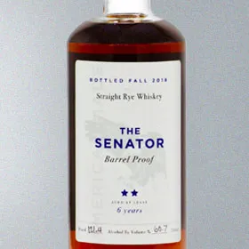 The Senator Barrel Proof Straight Rye (Fall 2018)