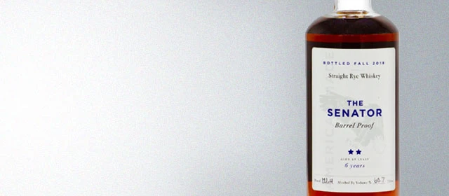 The Senator Barrel Proof Straight Rye (Fall 2018)