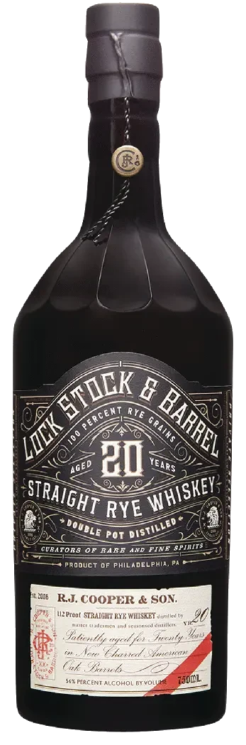 Lock Stock & Barrel 20 Year Straight Rye