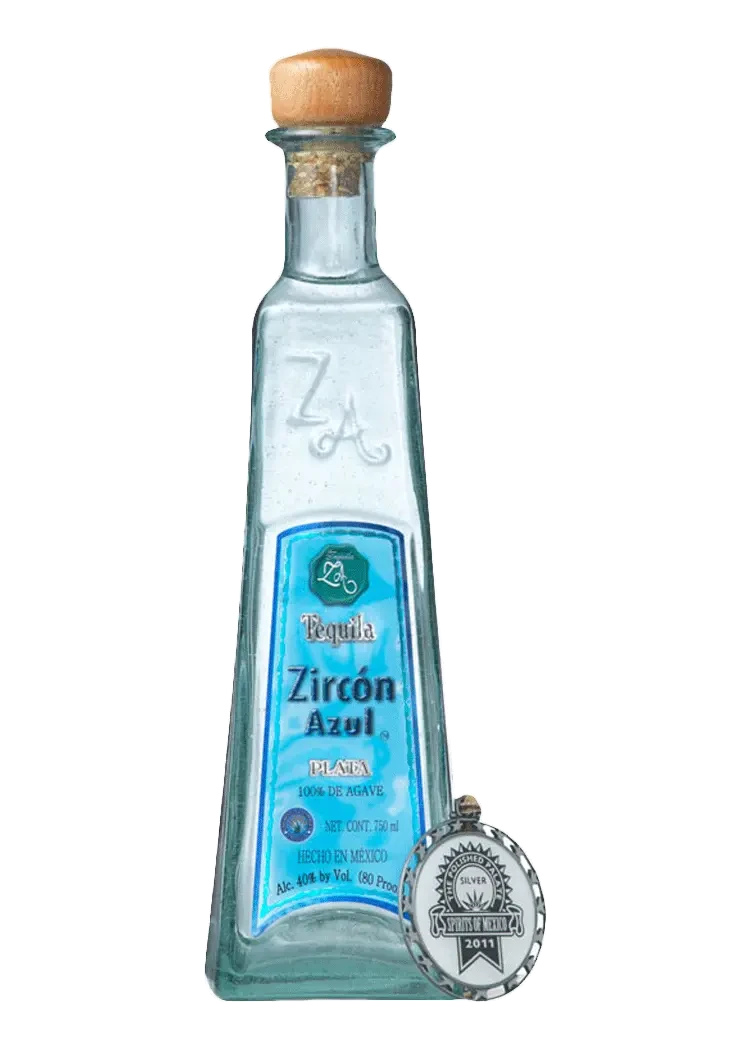 Zircon Azul Plata Tequila