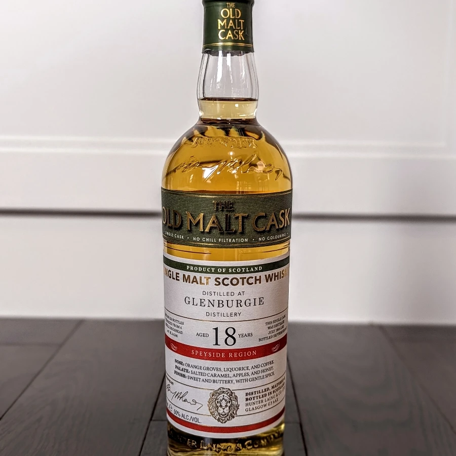 The Old Malt Cask Glenburgie 1999 18 Year Single Malt Scotch Whisky