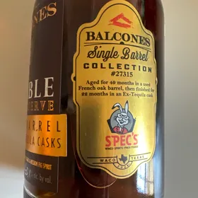 Balcomss Rumble Cask Reserve Single Barrel 27315 Spec's pick