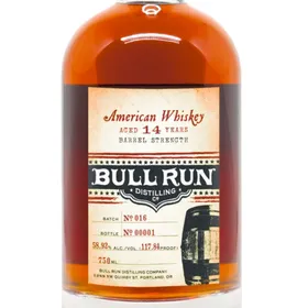 Bull Run American Whiskey Aged 14 years, Cask Strength (5/23 Release)