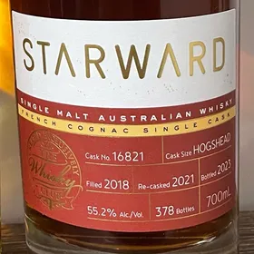 Starward Cognac Cask Finished Single Cask