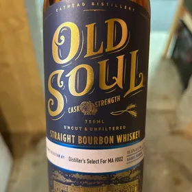 Old Soul Cask strength straight bourbon whiskey (Distiller's Selct for MA #002)