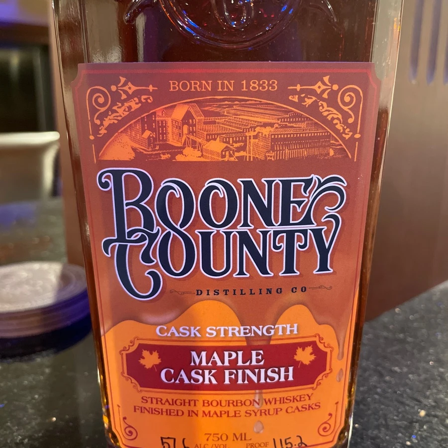 Boone County Cask Strength Bourbon Maple Cask Finish